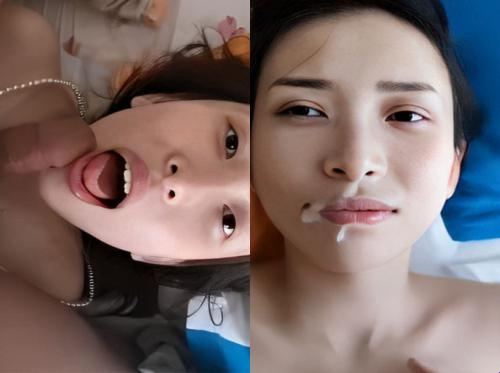 Şeker bebek yüzünün spermle kaplanmasını seviyor... Şeker bebek yüzünün spermle kaplanmasını seviyor...